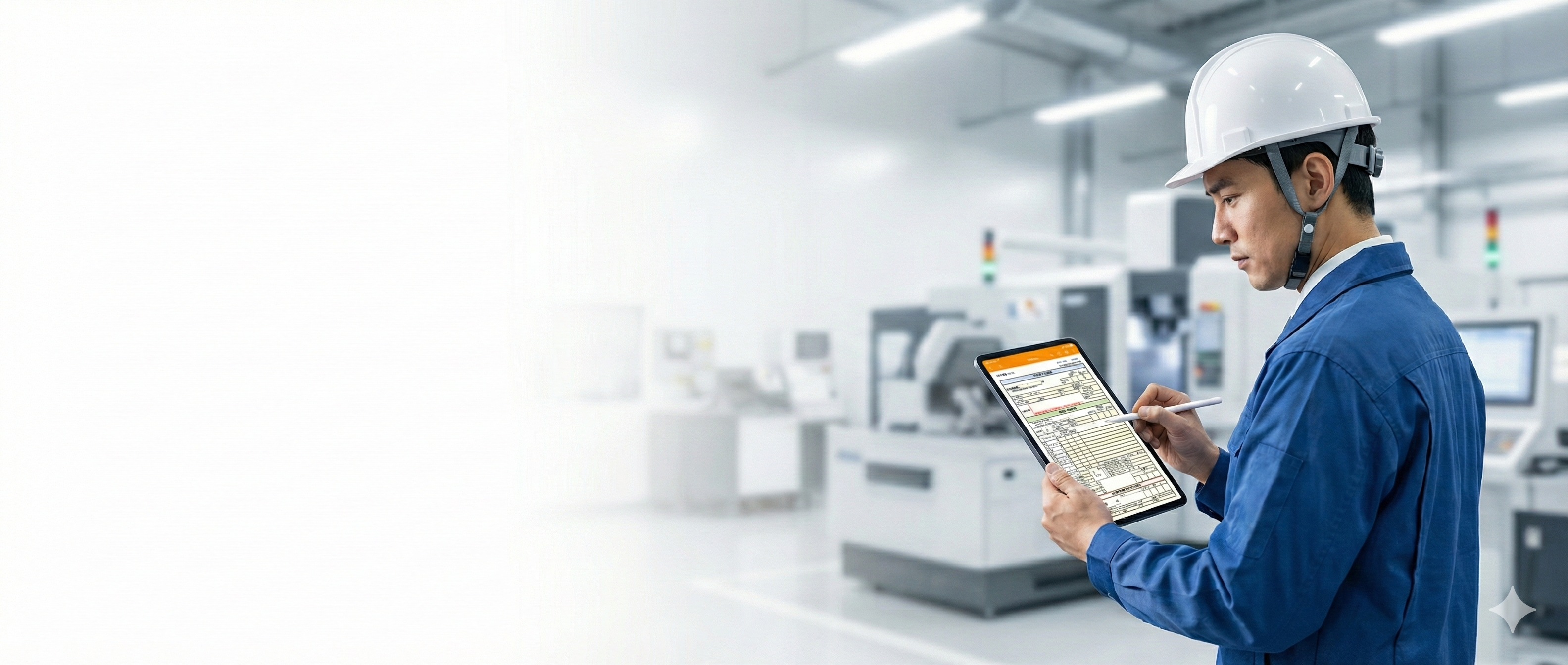 Asian Factory Engineer using i-Reporter